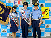 『オペラ座の怪人』出演キャストが、一日警察署長・副署長に就任しました！